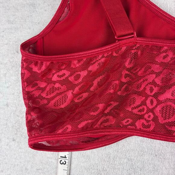 Ruby Ribbon Red Lace Bra NWOT - Picture 4 of 9